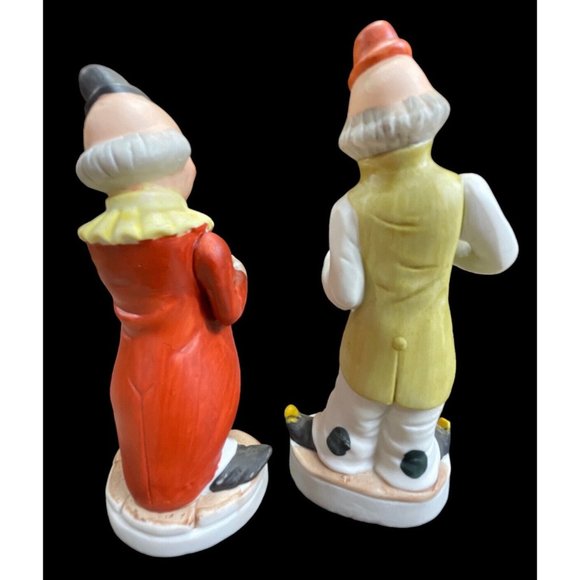 Vintage Unbranded Figurine Circus Clown Musicians Lot of 5 Made in Korea 6" Tall - Picture 6 of 8